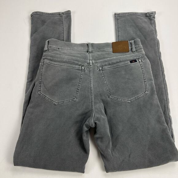 Faherty Stretch Terry 5-Pocket Pant - Slate Gray MBC0020 Size 30x31 - Picture 4 of 16